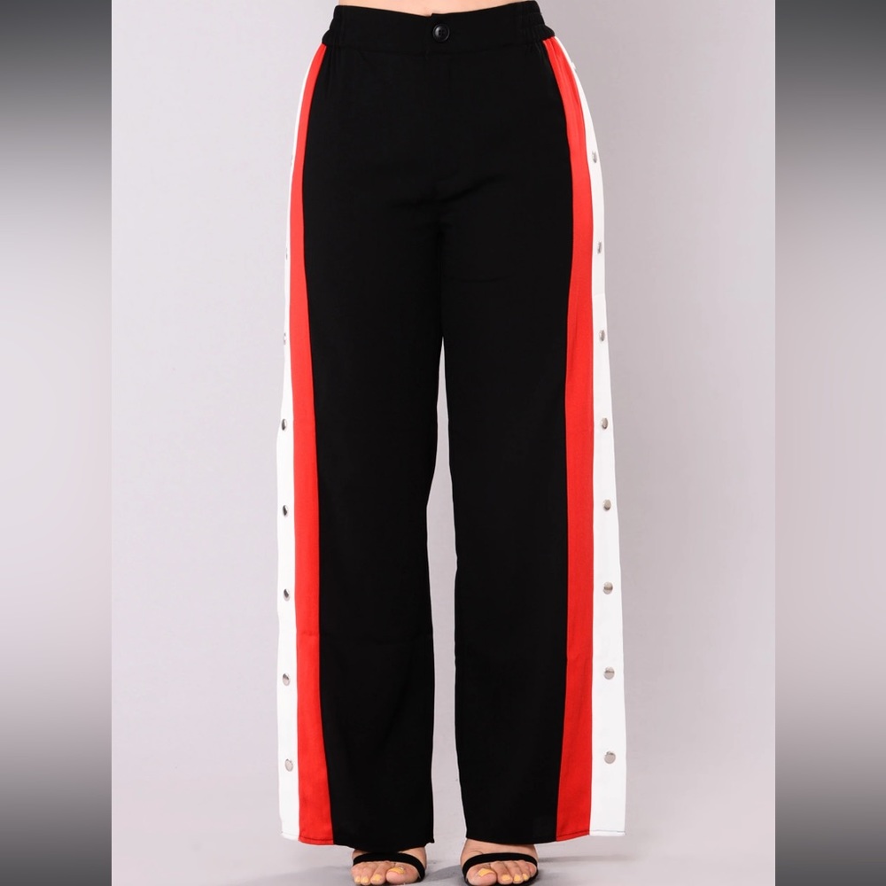 Black and white pants